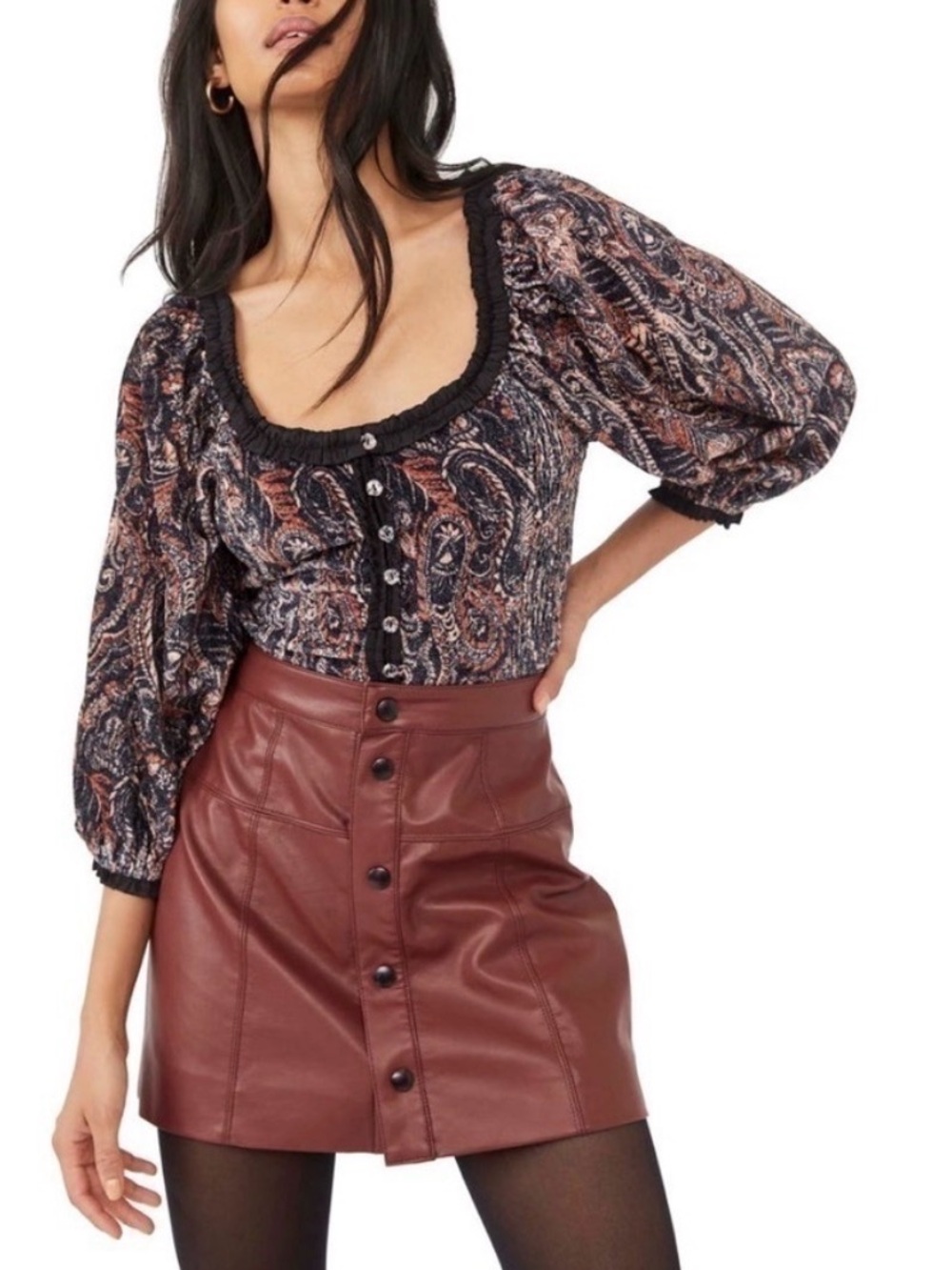 Free People Dare Me Blouse